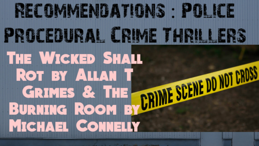  Recommendations: 2 Police Procedural Crime Thrillers